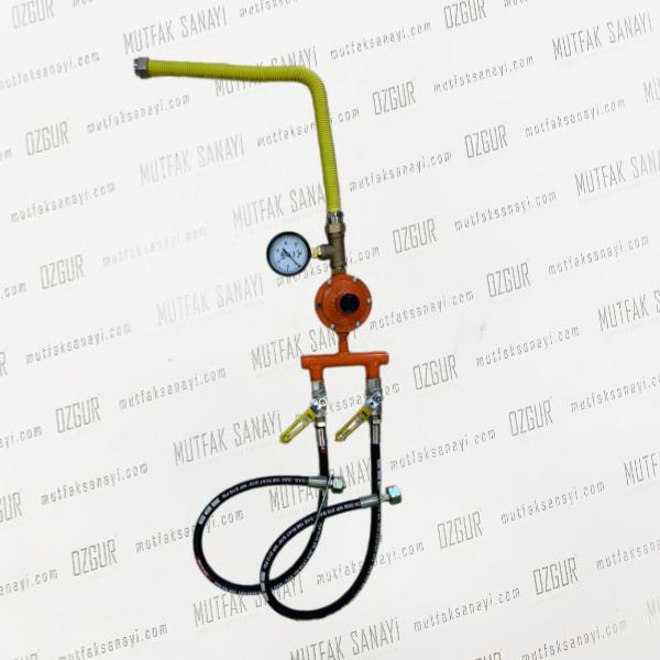 KOMBİ KOLLEKTÖR SETİ 6'LI-TEK KADEME-100 MBAR MANOMETRELİ